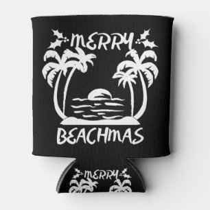 Frohe Weihnachten in Beachmas im Juli Dosenkühler