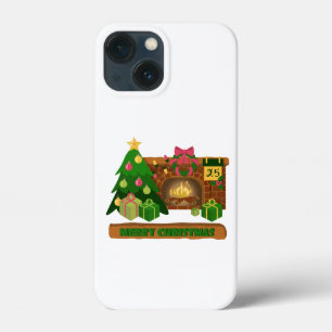 Frohe Weihnachten in der Nähe von Feuerfeuer Weihn Case-Mate iPhone Hülle