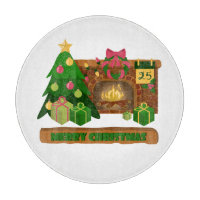 Frohe Weihnachten in der Nähe von Feuerfeuer Weihn