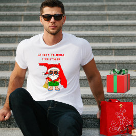 Frohe Weihnachten in Florida! Tropical Santa Cool T-Shirt