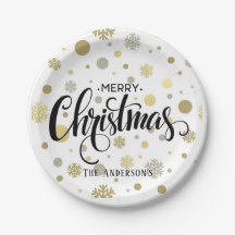 Frohe Weihnachten in Gold und Silver Snow individu