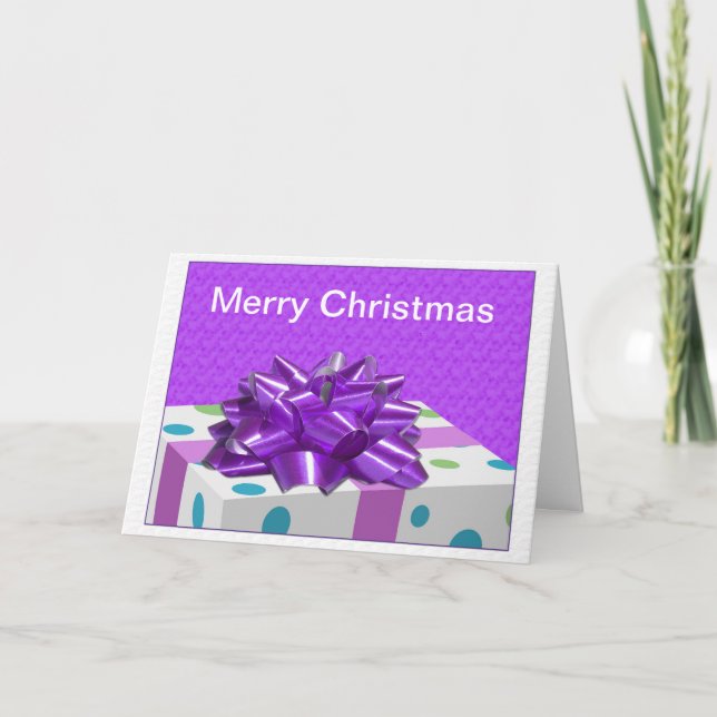 Frohe Weihnachten individuell anpassbar (Vorderseite)