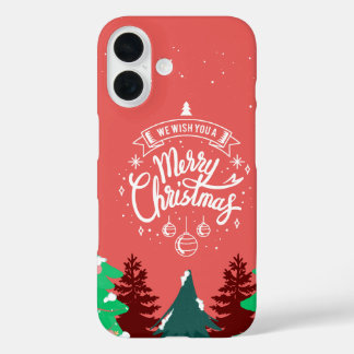 Frohe Weihnachten iPhone 16 Hülle