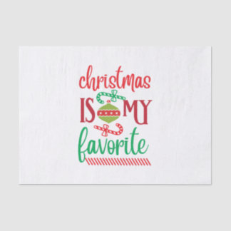 Frohe Weihnachten ist mein Liebling Seidenpapier