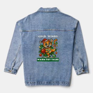 Frohe Weihnachten Jeansjacke