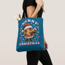 Frohe Weihnachten Jeansjacke Tasche