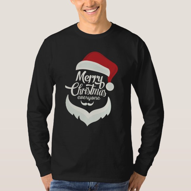 Frohe Weihnachten Jeder T-Shirt (Vorderseite)