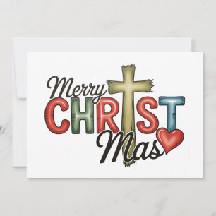 Frohe Weihnachten Jesus Christus Mas Cross Xmas
