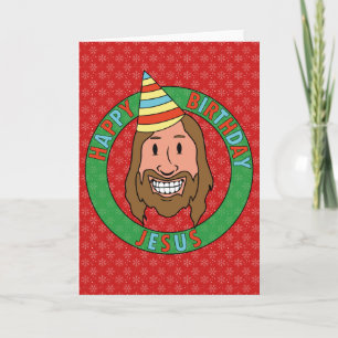 Frohe Weihnachten Jesus Karte