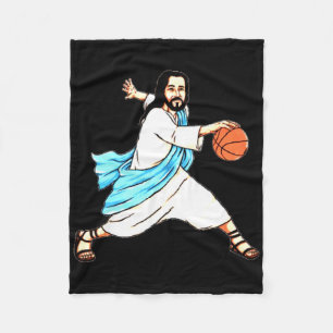Frohe Weihnachten Jesus spielen Bysketbyll Spaß Ur Fleecedecke