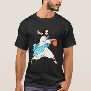 Frohe Weihnachten Jesus spielen Bysketbyll Spaß Ur T-Shirt