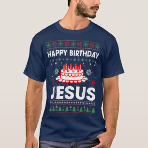 Frohe Weihnachten Jesus Weihnachten Pyjama Urlaub T-Shirt