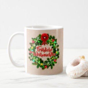Frohe Weihnachten-Kaffeebecher Kaffeetasse