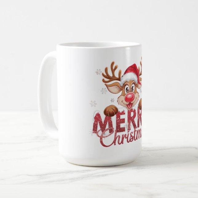 Frohe Weihnachten! Kaffeetasse (Vorderseite Links)