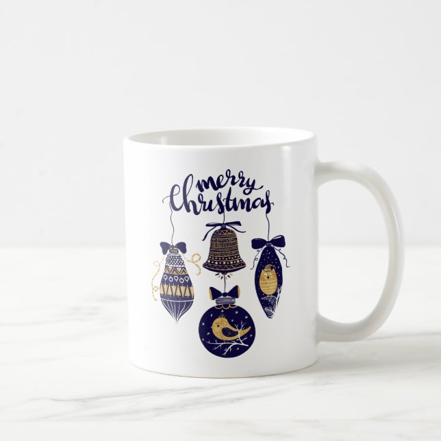Frohe Weihnachten Kaffeetasse (Rechts)