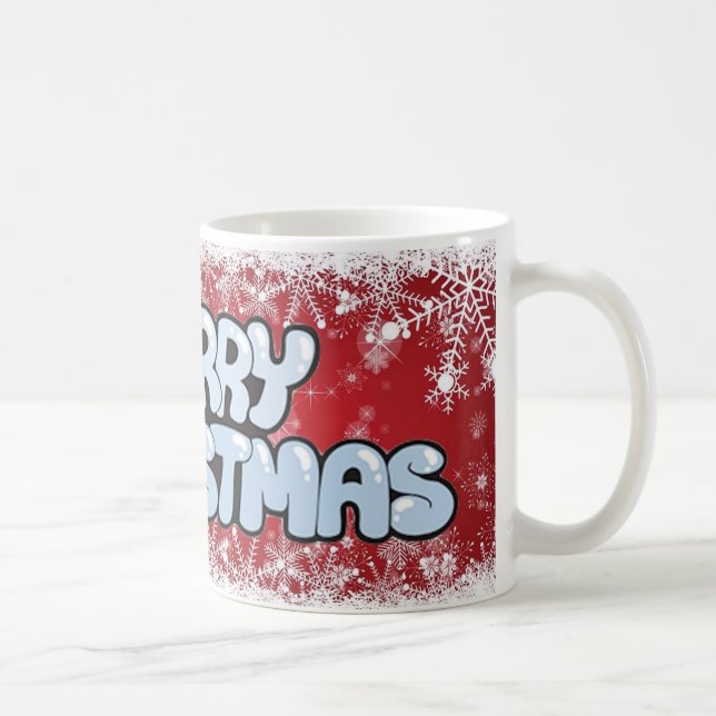 Frohe Weihnachten Kaffeetasse (Rechts)