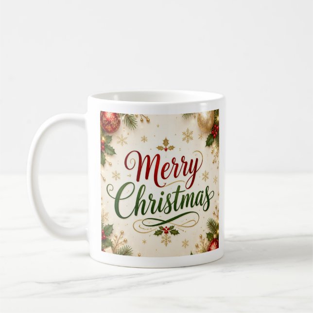 Frohe Weihnachten Kaffeetasse (Links)