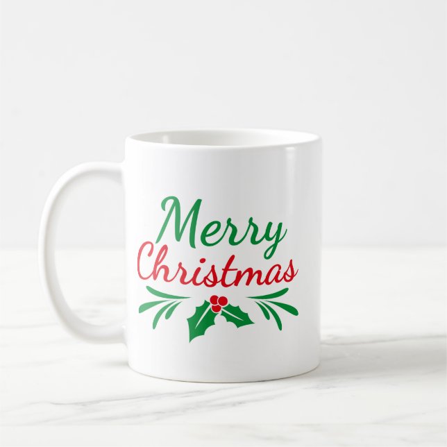 Frohe Weihnachten Kaffeetasse (Links)