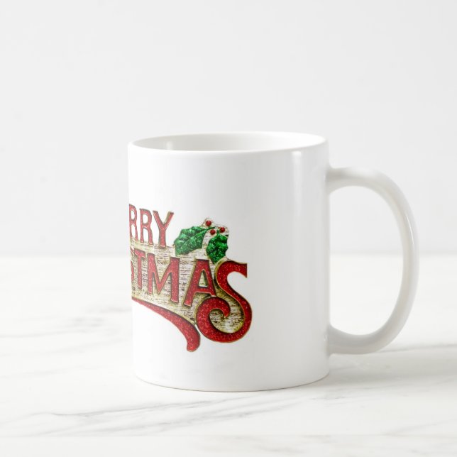 Frohe Weihnachten Kaffeetasse (Rechts)