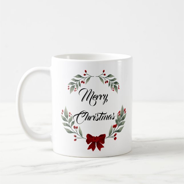 Frohe Weihnachten Kaffeetasse (Links)