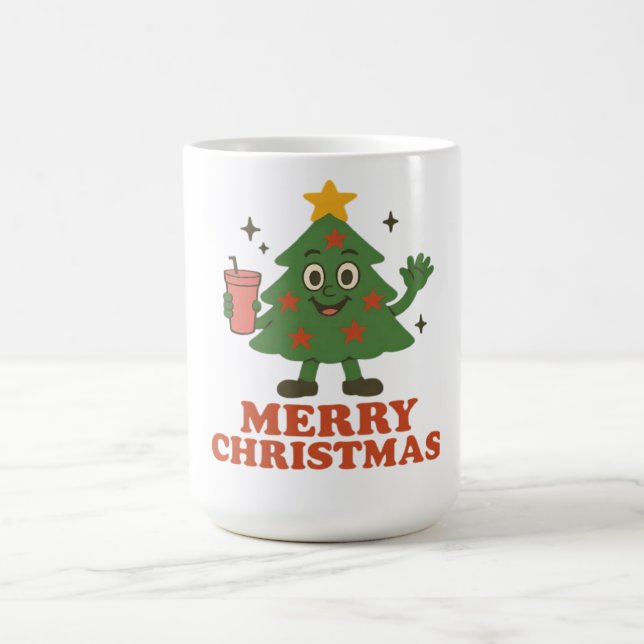 Frohe Weihnachten Kaffeetasse (Mittel)