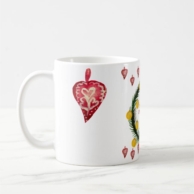 Frohe Weihnachten Kaffeetasse (Links)