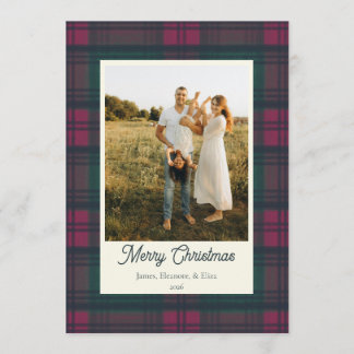 Frohe Weihnachten Karo Foto Familie