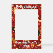 Frohe Weihnachten Karo Rot Weihnachten Familie