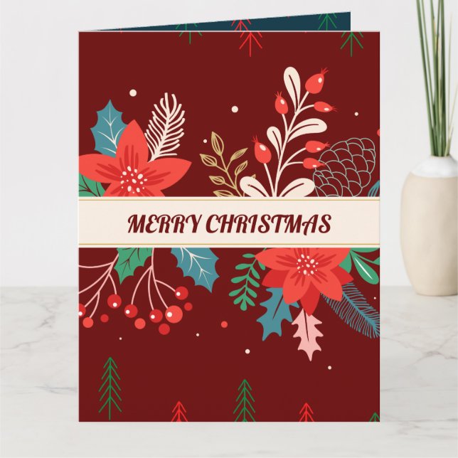 Frohe Weihnachten Karte (Vorderseite)