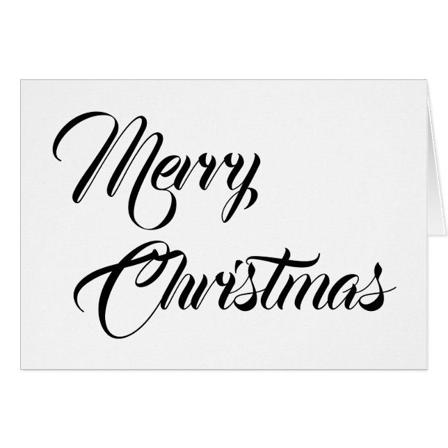 Frohe Weihnachten, Karte (Vorderseite (Horizontal))