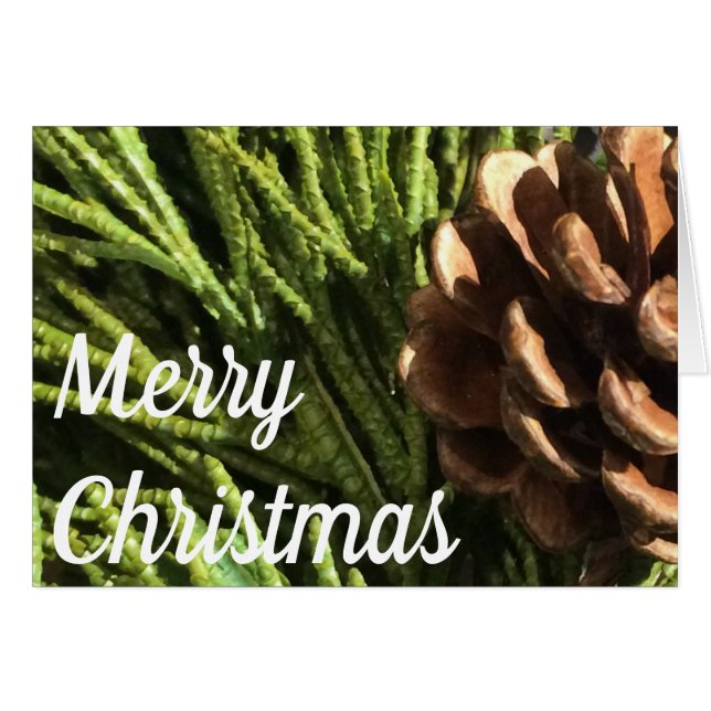 Frohe Weihnachten, Karte (Vorderseite (Horizontal))