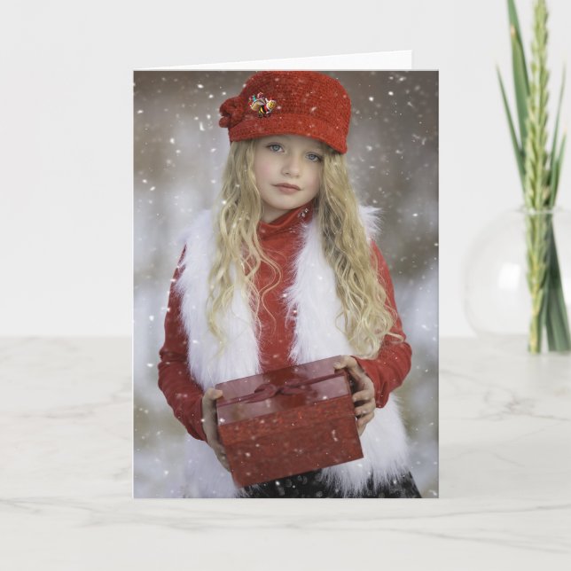 Frohe Weihnachten. Karte (Vorderseite)