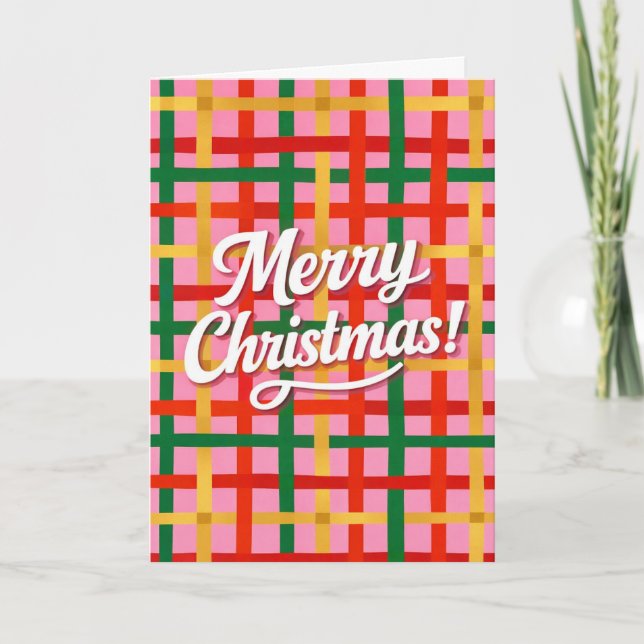 Frohe Weihnachten Karte (Vorderseite)
