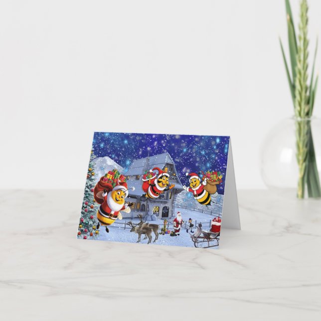 Frohe Weihnachten. Karte (Vorderseite)