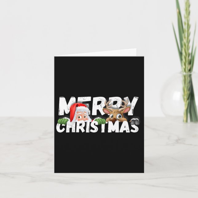 Frohe Weihnachten Karte (Vorderseite)