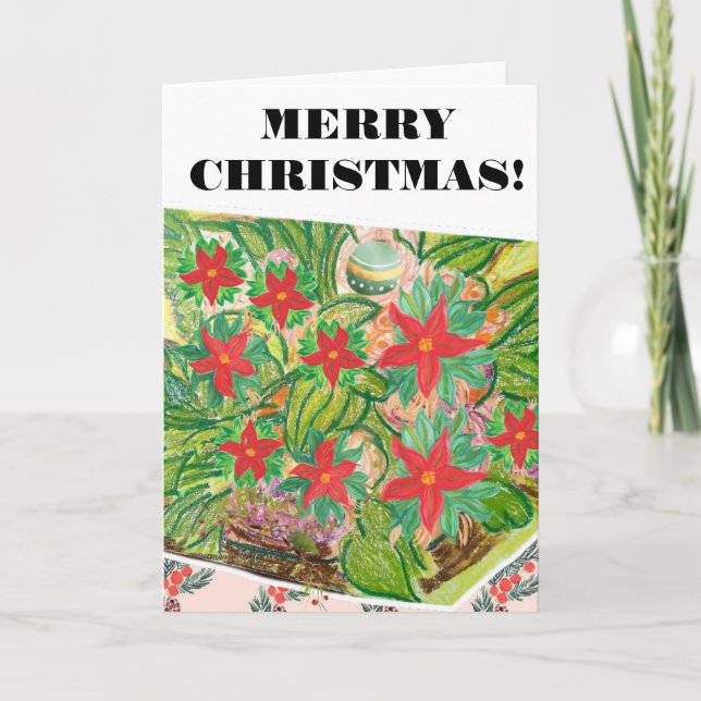 Frohe Weihnachten! Karte (Vorderseite)