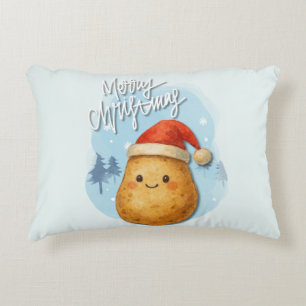 Frohe Weihnachten Kartoffel Dekokissen