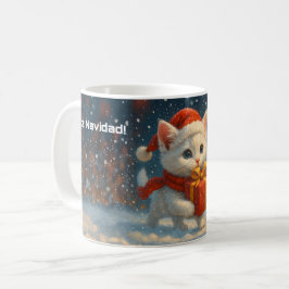 Frohe Weihnachten - Kätzchen - Geschenk - Tasse