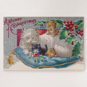 Frohe Weihnachten Katze Kätzchen