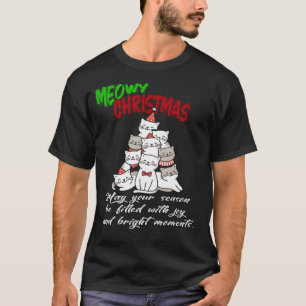 Frohe Weihnachten Katze – Süßes Feiertags-T-Shirt T-Shirt