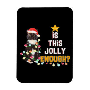 Frohe Weihnachten Katzen Magnet