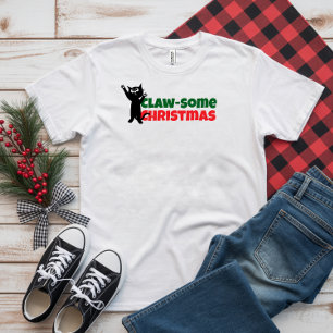 Frohe Weihnachten Katzenmütter lustiges rotes T-Sh T-Shirt