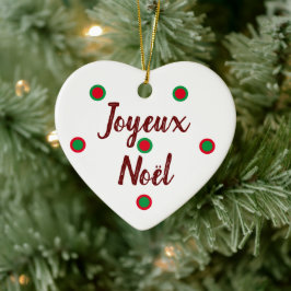 Frohe Weihnachten Keramik Ornament