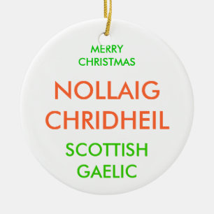 FROHE WEIHNACHTEN, KERAMIK ORNAMENT