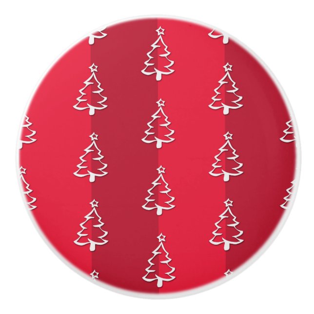 Frohe Weihnachten Keramikknauf (Vorderseite)