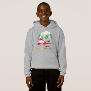 Frohe Weihnachten   Kinder Pullover Hoodie