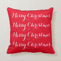 "Frohe Weihnachten" Kissen