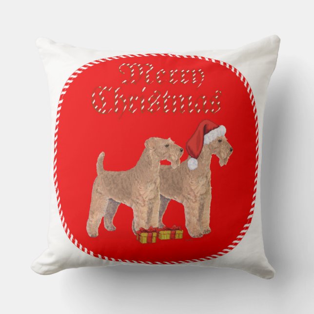 Frohe Weihnachten Kissen (Vorderseite)