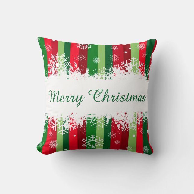 Frohe Weihnachten Kissen (Vorderseite)