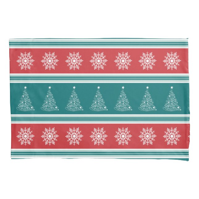 Frohe Weihnachten Kissenbezug (Vorderseite)